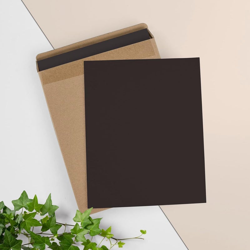 Frametory , Pack of 12 11x14 Uncut Mat Boards, Acid-Free Picture Backing Boards for Frames, Photos, Crafts (Black) - Image 4